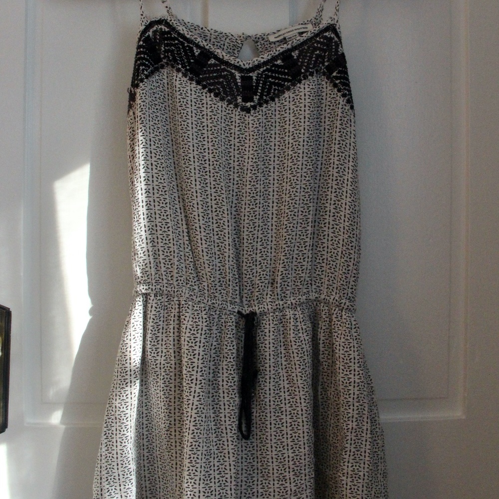 American Eagle Black and White Romper